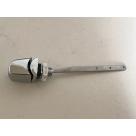 NUFLUSH Chrome Push-Down Flush Handle, Side Mount