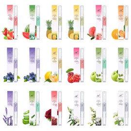 Cuticle Oil Pen for Nail Care:18 PCS Nail Oil Pens with Natural Ingredients to Moisture and Soften Dry Cuticles - Hydrating Cuticle Oil for Nails for Repairing Cracked and Dry Nail for Home Salon