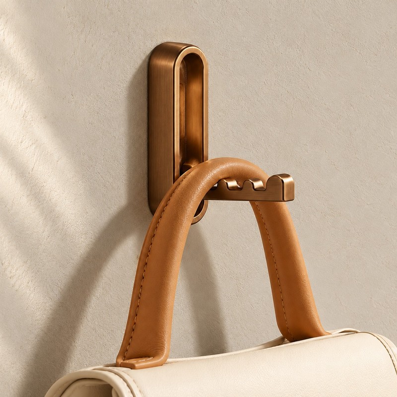 Foldable Wall Hook for Towels, Coats & Bags – Wall