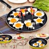 Pack of 7 Fried Egg Moulds, Fried Egg Moulds for