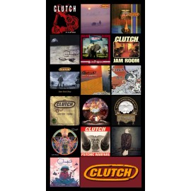 CLUTCH album discography magnet (4.5" x 3.5") sunrise on slaughter beach