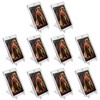 Frtrche Magnetic Trading Card Holders with Adjustable Display Stand, Hard