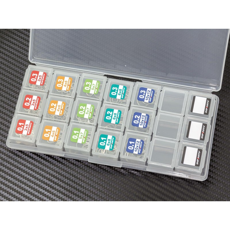 INFINITY A0079 Small Plastic Case (3 Strands/7 Pieces)
