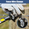 60 Pcs Wire Fence Clips Fence Wire Clamps Cattle Panel