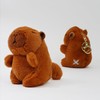 Clearstone Capybara Plush Keychain Chabimaru Tail, 7.3 inches (18.5 cm),