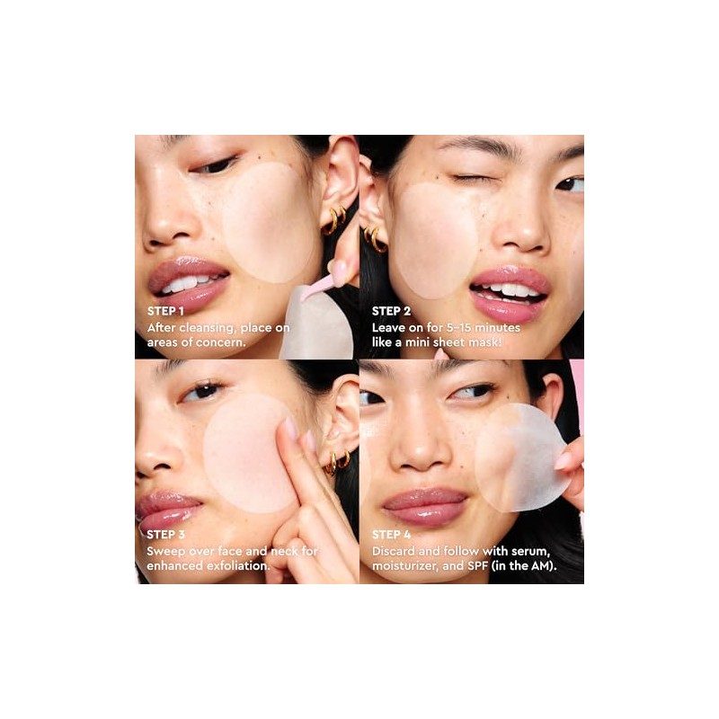 Glow Recipe LHA + AHA Toner Pads (60ct) - Korean