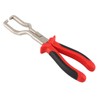 235mm Fuel Line Clip Plier Stainless Steel Rubber Grip Ergonomic