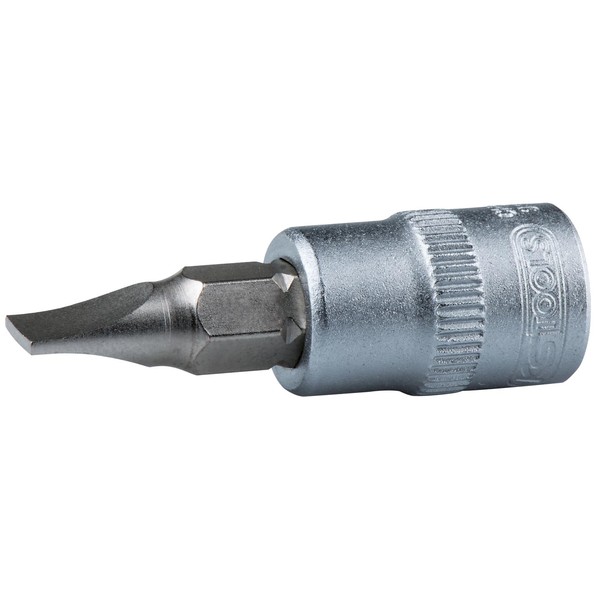 KS Tools Slotted Screwdriver – 1/4 SOCKET 911.1418-e L 37