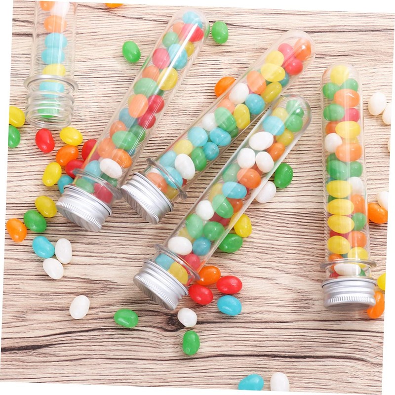 GLEAVI 18pcs Tube Bottles Cylindrical Storage Containers for Crafts Samples