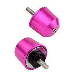 POSH FAITH 032699-32-10 Motorcycle Supplies Handlebar End Middle Weight Bar End Yamaha Genuine Handle M6 Type YZF-R25 and Others Pink