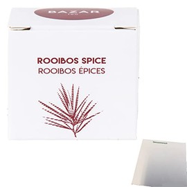 Bazar Tea Rooibos Spice Pack of 1 (1 x 67.5 g Box) + usy Block