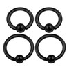 KJM Fashion Cartilage Anodised BCR Tragus Earrings 1.2 mm 6