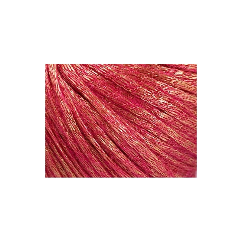 Rock Star, Gold, Pink, Metallic Shine, Soft Nylon Merino Wool