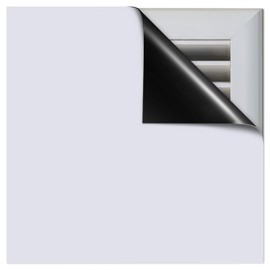 Saysurey 4 Pack 12" x 12" Square Magnetic Vent Covers Magnet Register Cover Magnetic Vent Blocker for Wall, Ceiling, Home, Floor, HVAC, RV, AC, Heater, Office, Fit Steel Only, Complete Seal (White)