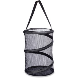 Dorm Shower Caddy – 8” X 12” - Carry Your Personal Care Items Right Into the Shower. Great for College Dorm Life, Gyms, Camping and Travel. Folds Flat for Easy Storage When Not Needed. (Black)