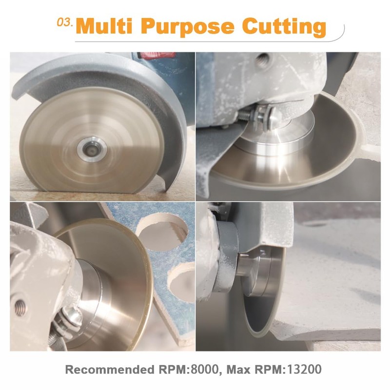 Electroplated Diamond Cutting Grinding Disc,BRSCHNITT 4 1/2 inch 115mm for