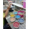 Purity Style Hand Painted Rainbow Stripe Ceramic 22 cm Pasta