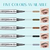 Waterproof Eyebrow Pencil, Microblading Eyebrow Pen for Long Lasting Makeup,