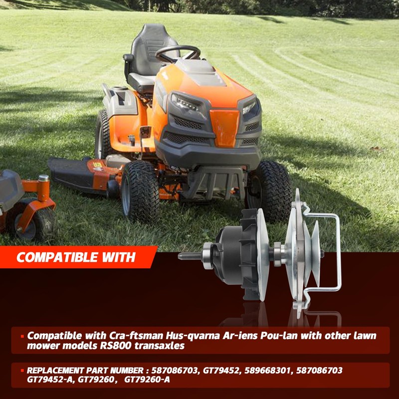 Transmission Driver Kit Compatible with Husqvarna for Craftsman 587086703 589668301