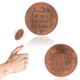 Double-Sided Decision Maker Coin|Ideal Gamer & Bookish Gift for Men, Boyfriend, Teen Boys|Stress-Relieving Gaming Accessory, Unique Stocking Stuffer for Birthday, Christmas, Valentines Day(1PCS)
