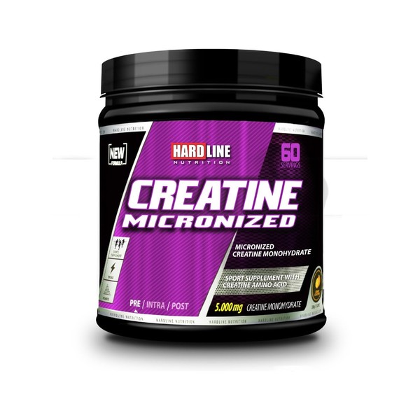 hard line nutrition Hardline Kreatin Mikronize 324gr - Portakal Aromalı