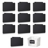Azushwer 10 Pcs Labels for Baskets, Black Premium Bin Basket