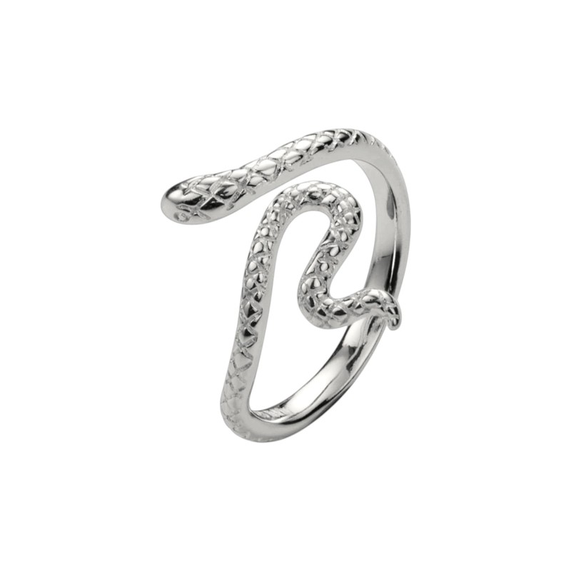 Snake Ring 925 Sterling Silver - Adjustable Snake Ring Silver