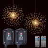 PXBNIUYA 1 Pack Starburst Sphere Lights with Remote Control,200 LED