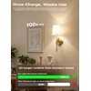 CLOUDY BAY 10000mAh Battery Operated Wall Sconces,Up to 100 Hours