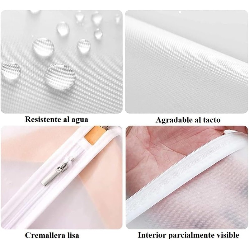 Protector Funda Ropa Traje 5pzs Guardar Cubrepolvo Colgante Bolsa Portatraje