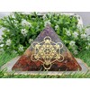 Amazing Gemstone Large Orgone Pyramid | Natural Chakra Pyramid Crystal