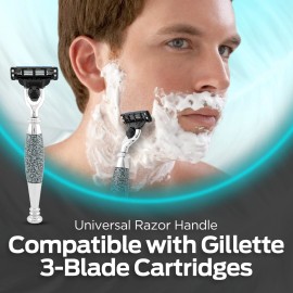 Hayali London 3 Edge Razor for Men, Women's Razor, Luxury Men's Razor, Antique Grey