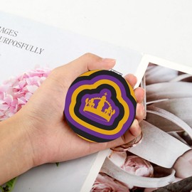 WSNANG Queen Musical Compact Makeup Mirror Musical Merchandise Musical Theater Fans Gifts (Queen Mirror)