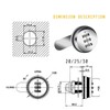 3 Digit Code Combination Cam Lock 25mm Password Coded Locks