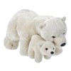 WILD REPUBLIC Mom & Baby Polar Bear Plush, Stuffed Animal,