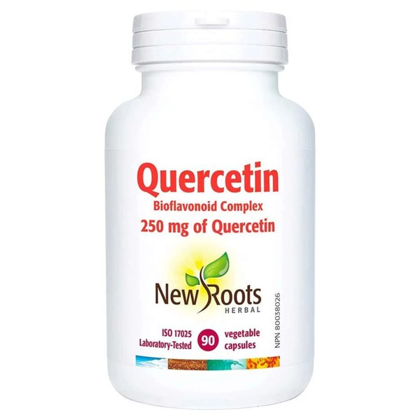 New Roots Quercetin Bioflavonoids Complex 600mg with 250mg of Quercetin, 90 Capsules