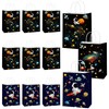 Pineraap 24Pcs Outer Space Party Favor Gift Bags with Handles,