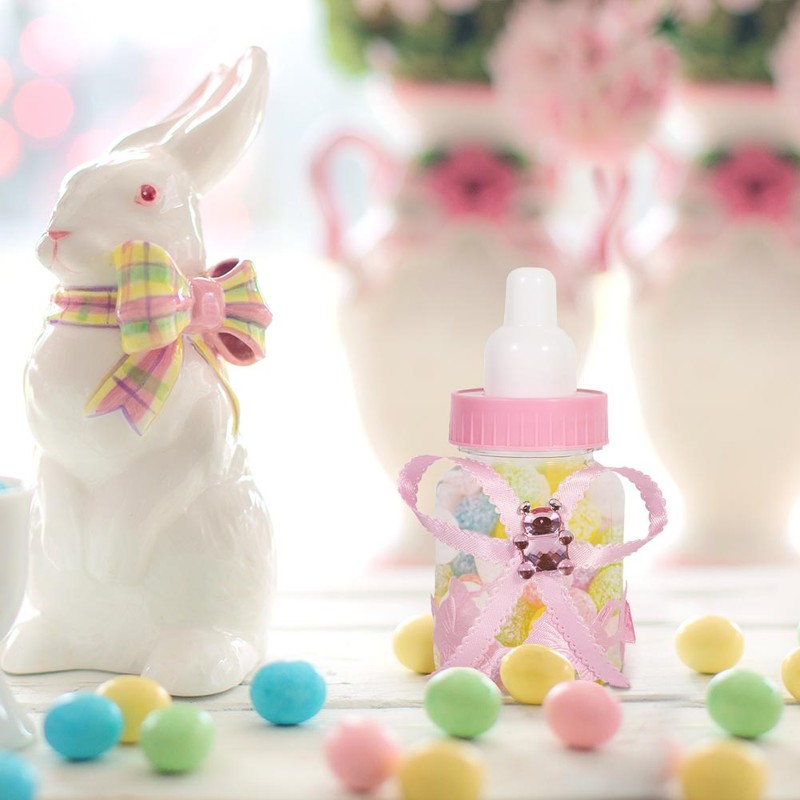 50Pcs Candy Chocolate Bottles Box For Baby Shower Party Favors