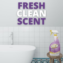 Diversey - CBD540281 Crew Shower, Tub and Tile Cleaner 32 oz./946 mL Capped Spray Bottles (Pack of 4)
