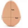 5Pcs Beige Smooth Makeup Sponge Blender Flawless Foundation Powder Puff