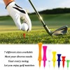 shaohui 70 Pcs Golf Tees, Mixed Sizes Plastic Golf Tees,Practical