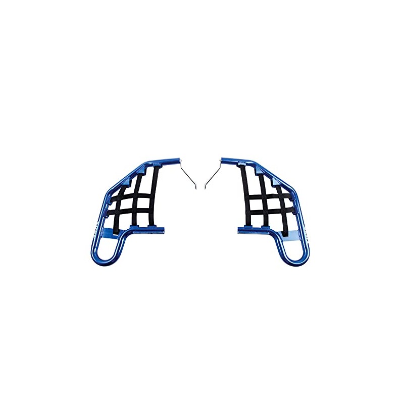 TUSK Comp Series Nerf Bars Blue with Black Webbing for