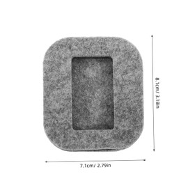 Operitacx 4pcs Non Slip Furniture Coaster Pads Durable Felt Chair Stoppers for Hardwood Floors Skid Wheel Covers Protects Furniture and Floors Noise Reducing Design