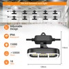 100ft LED Construction String Lights,Super Bright 15000lm 150w Adjuest 90&180