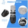 Weewooday 2 Sets Dog Cat Boots Shoes Socks Waterproof Dog