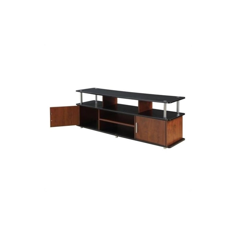 Convenience Concepts Designs2Go 60" Monterey TV Stand, Cherry / Black