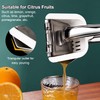 SUCCFLY Lemon Squeezer Stainless Steel, Manual Juicer Citrus Lime Orange