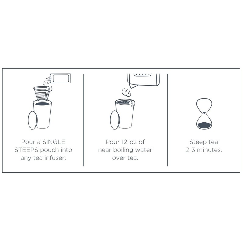 Tea Forte Single Steeps Loose Leaf Tea Sampler, Assorted Variety