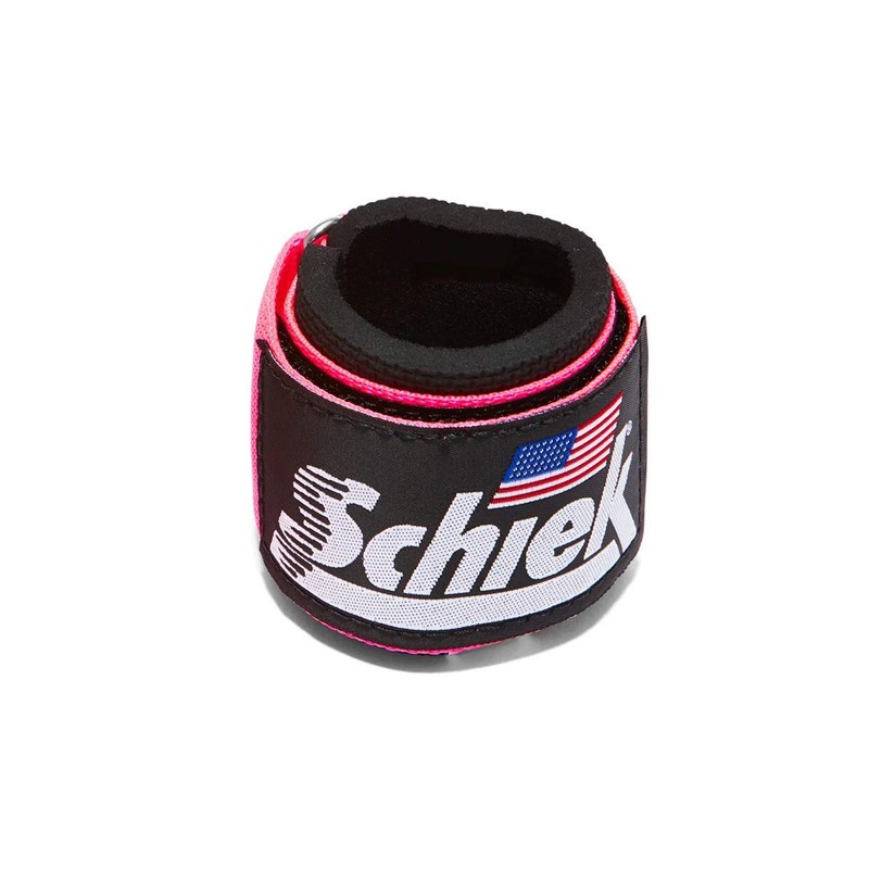 Schiek Sports Model 1000-DLS Deluxe Dowel Lifting Straps - Black