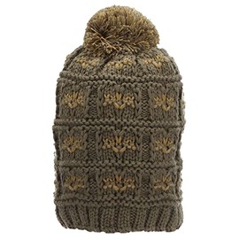 Sterntaler Boys' Bobble Hat Textured Pattern Hat, dark green